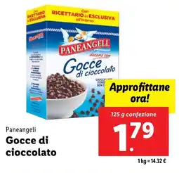 Lidl Paneangeli Gocce di cioccolato offerta