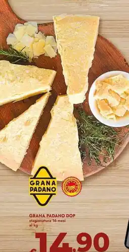 Bennet Grana padano dop stagionatura 16 mesi al kg offerta