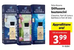 Lidl Felce Azzurra Diffusore bastoncini offerta