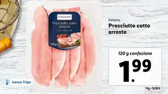 Lidl Italiamo Prosciutto cotto arrosto offerta