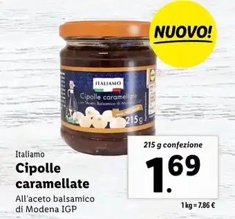 Lidl Italiamo Cipolle caramellate offerta