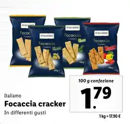 Lidl Italiamo Focaccia cracker offerta