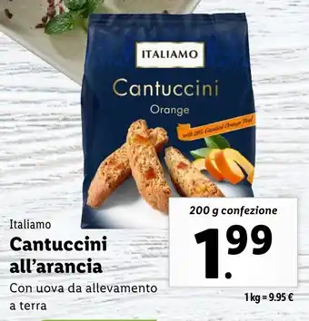 Lidl Italiamo Cantuccini all'arancia offerta