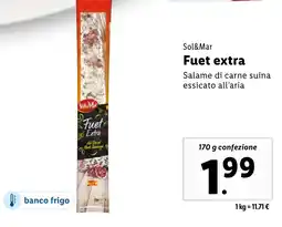 Lidl Sol&Mar Fuet extra offerta