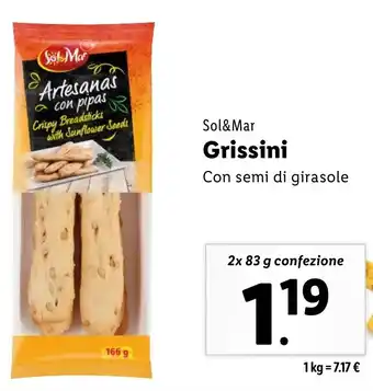 Lidl Sol&Mar Grissini offerta