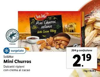 Lidl Sol&Mar Mini Churros offerta