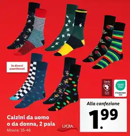 Lidl Calzini da uomo o da donna, 2 paia offerta