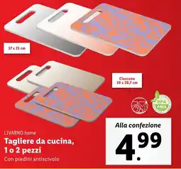 Lidl LIVARNO home Tagliere da cucina, 1 o 2 pezzi offerta