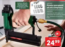 Lidl PARKSIDE Pistola sparapunti ad aria compressa offerta