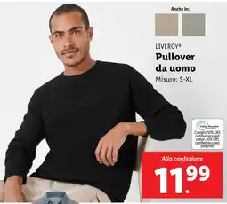 Lidl LIVERGY Pullover da uomo offerta