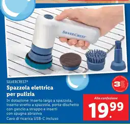 Lidl SILVERCREST Spazzola elettrica per pulizia offerta