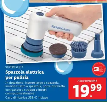 Lidl SILVERCREST Spazzola elettrica per pulizia offerta