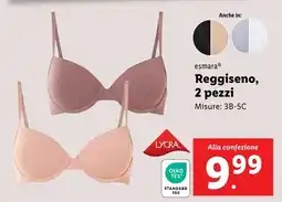 Lidl esmara Reggiseno, 2 pezzi offerta