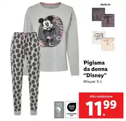 Lidl Pigiama da donna "Disney" offerta