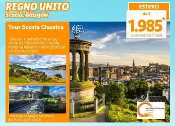 Lidl Tour Scozia Classica offerta