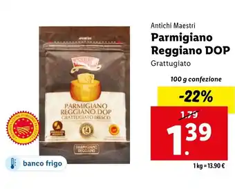 Lidl Antichi Maestri Parmigiano Reggiano DOP Grattugiato offerta