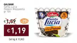 Prezzemolo e Vitale GALBANI Santa Lucia Protein Mozzarella offerta