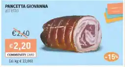 Prezzemolo e Vitale Pancetta giovanna offerta