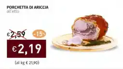 Prezzemolo e Vitale Porchetta di ariccia offerta