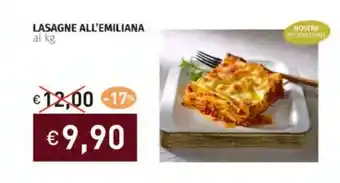 Prezzemolo e Vitale Lasagne all'emiliana offerta