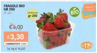 Prezzemolo e Vitale Fragole bio offerta