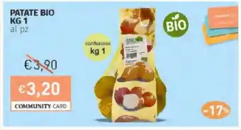 Prezzemolo e Vitale Patate bio offerta