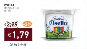 Prezzemolo e Vitale OSELLA Robiola Bio offerta