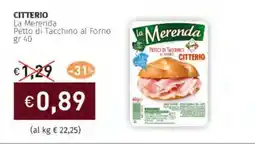 Prezzemolo e Vitale CITTERIO La Merenda Petto di Tacchino al Forno offerta