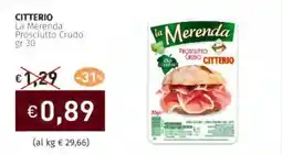 Prezzemolo e Vitale CITTERIO La Merenda Prosciutto Crudo offerta