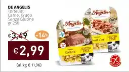 Prezzemolo e Vitale DE ANGELIS Tortellini Carne, Crudo Senza Glutine offerta