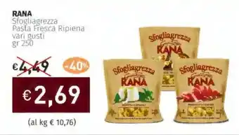 Prezzemolo e Vitale RANA Sfogliagrezza Pasta Fresca Ripiena vari gusti offerta