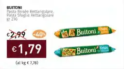 Prezzemolo e Vitale BUITONI Pasta Brisée Rettangolare, Pasta Sfoglia Rettangolare offerta