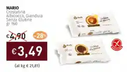 Prezzemolo e Vitale MARIO Crostatina Albicocca, Gianduia Senza Glutine offerta