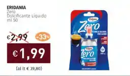 Prezzemolo e Vitale ERIDANIA Zero Dolcificante Liquido offerta