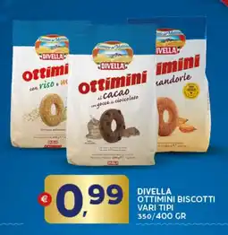 Extra Supermercati Divella ottimini biscotti vari tipi offerta