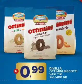 Extra Supermercati Divella ottimini biscotti vari tipi offerta