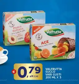 Extra Supermercati Valfrutta succo vari gusti offerta