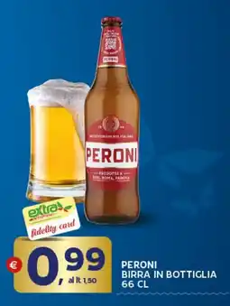 Extra Supermercati Peroni birra in bottiglia offerta