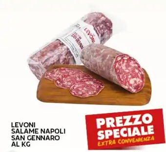 Extra Supermercati Levoni salame napoli san gennaro offerta