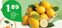 Extra Supermercati Limoni con foglia origine italia offerta