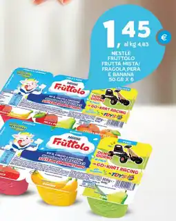 Extra Supermercati Nestlé fruttolo frutta mista/ fragola pera e banana offerta