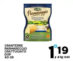 Extra Supermercati Granterre parmareggio grattugiato dop offerta