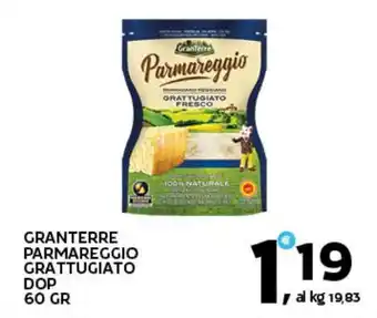 Extra Supermercati Granterre parmareggio grattugiato dop offerta