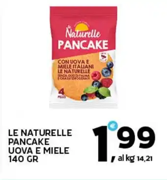 Extra Supermercati Le naturelle pancake uova e miele offerta