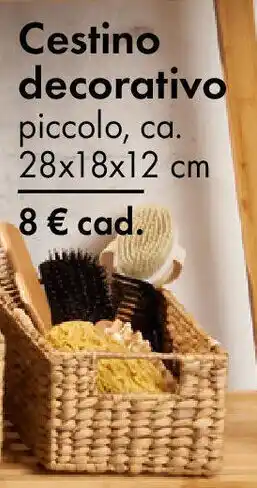 Tedi Cestino decorativo offerta