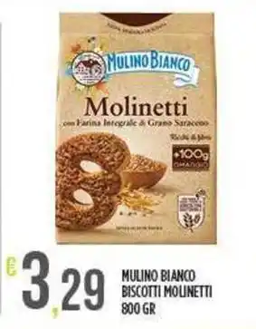 Netto Supermercati MULINO BIANCO biscotti molinetti offerta