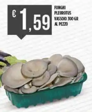 Netto Supermercati Funghi pleurotus vassoio offerta