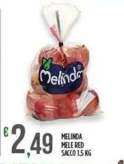 Netto Supermercati Melinda mele red sacco offerta