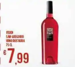 Netto Supermercati FEUDI San gregorio vino rosaura offerta