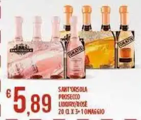 Netto Supermercati SANTORSOLA Prosecco lucoury/rose offerta